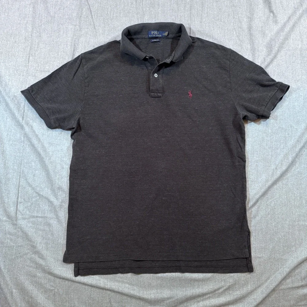 Polo Ralph Lauren‎ Polo Shirt Mens Large Classic Fit Embroidered Pony Preppy
